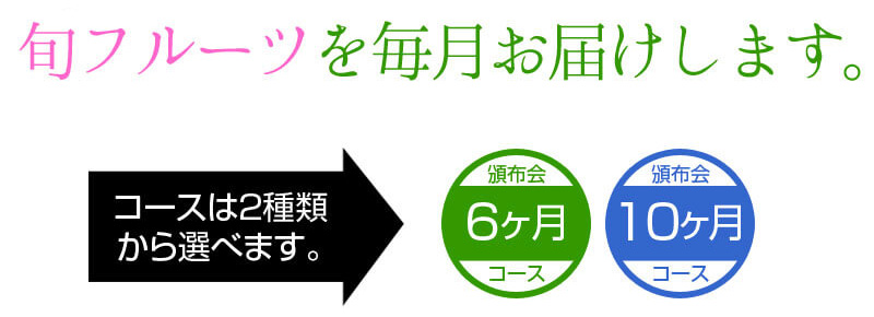 毎月お届けします